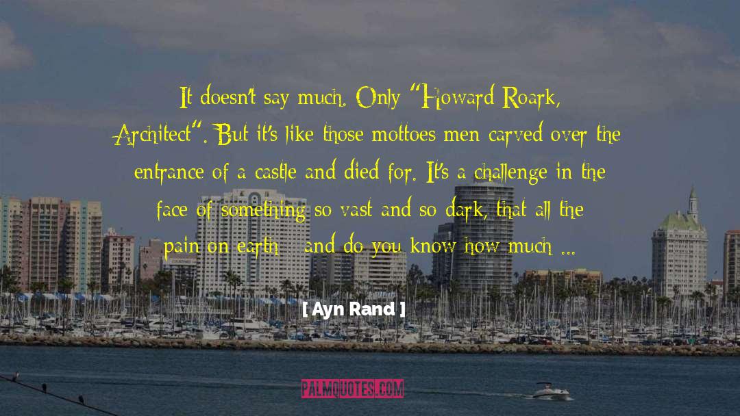 Dark Aura quotes by Ayn Rand