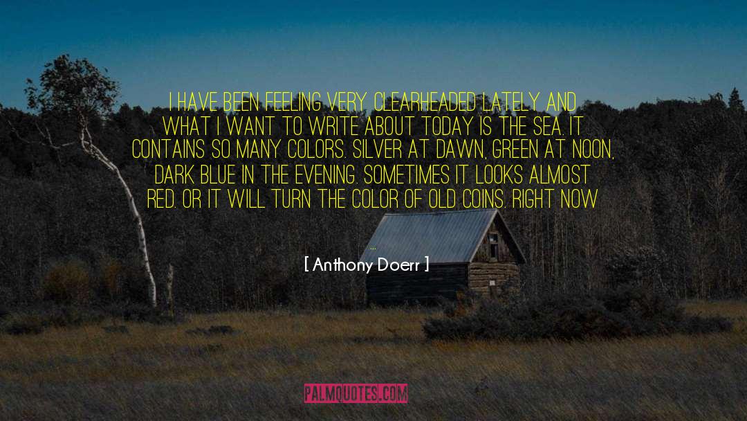 Dark Blue quotes by Anthony Doerr