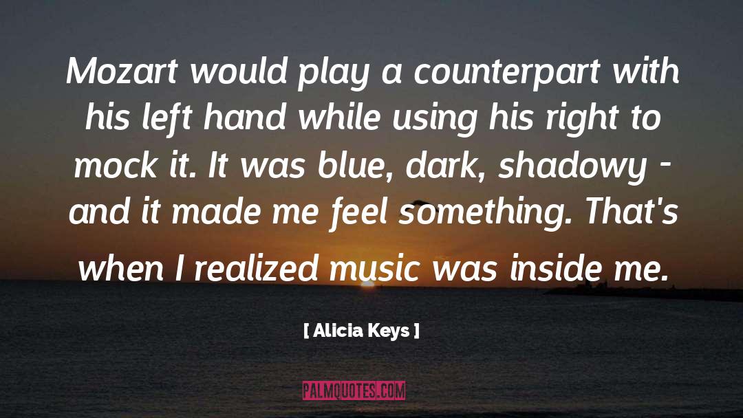 Dark Blue quotes by Alicia Keys