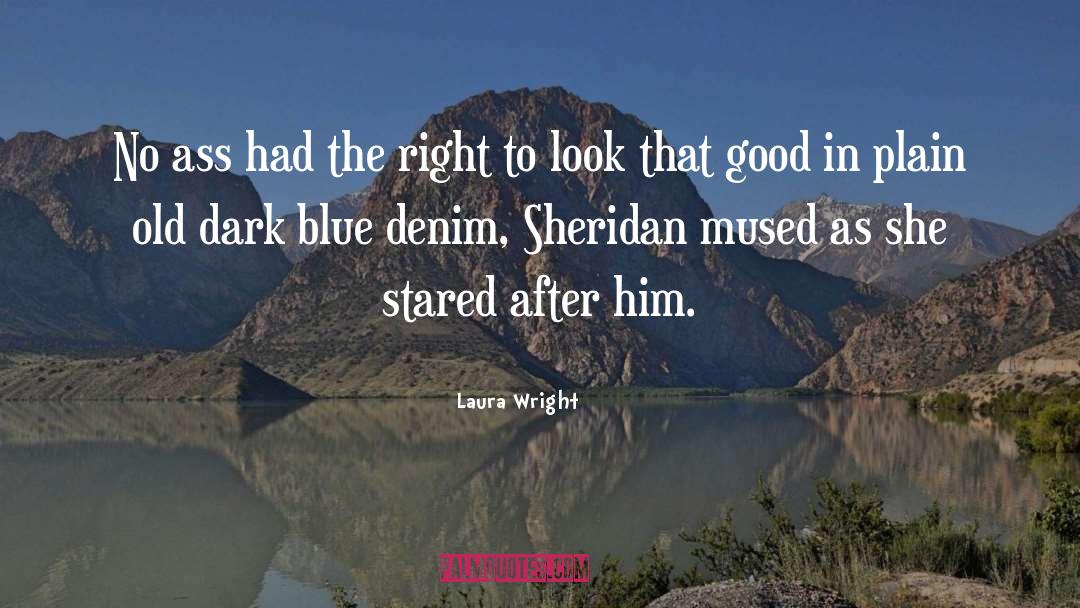 Dark Blue quotes by Laura Wright