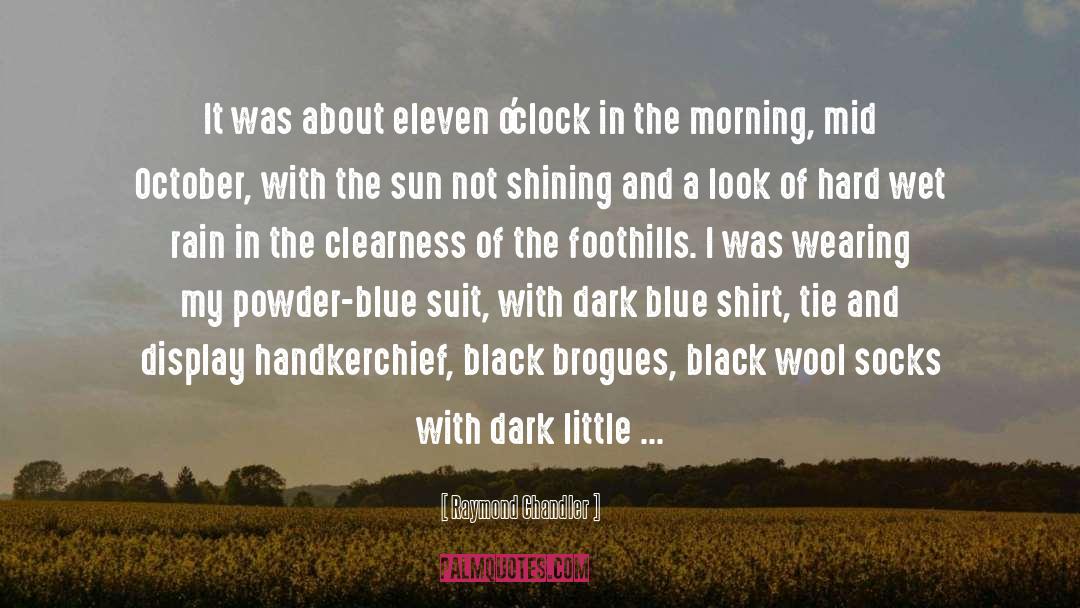 Dark Blue quotes by Raymond Chandler