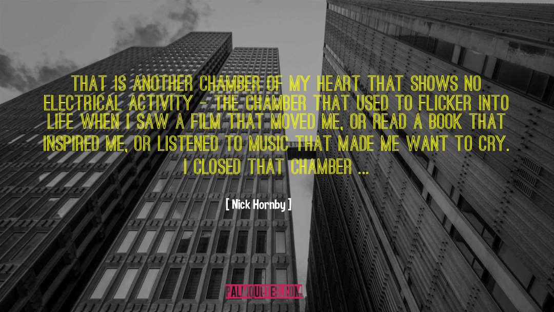 Dark Chamber Of The Heart quotes by Nick Hornby