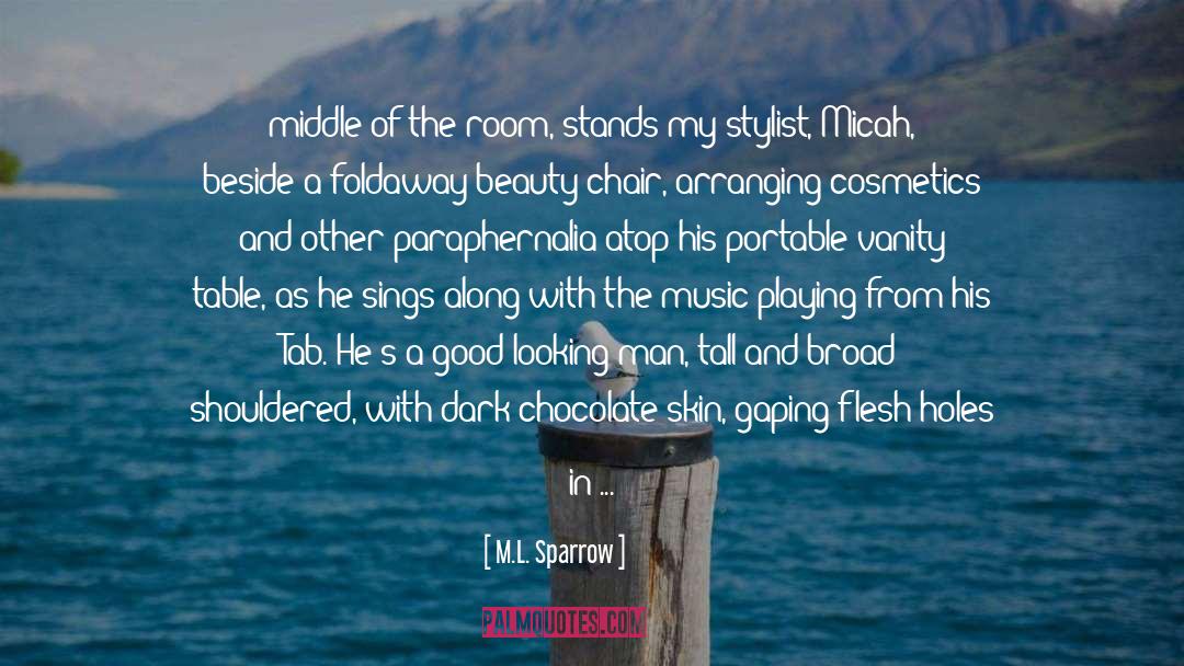 Dark Chocolate quotes by M.L. Sparrow