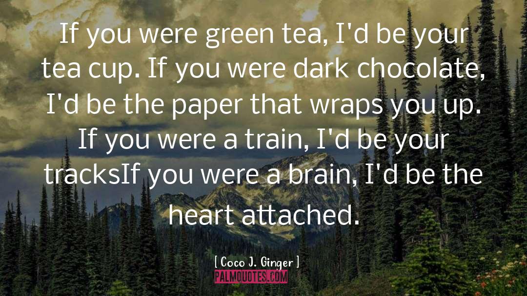 Dark Chocolate quotes by Coco J. Ginger