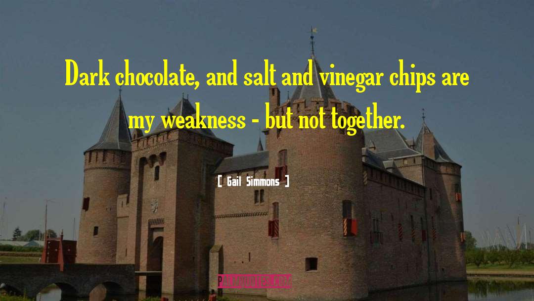 Dark Chocolate quotes by Gail Simmons
