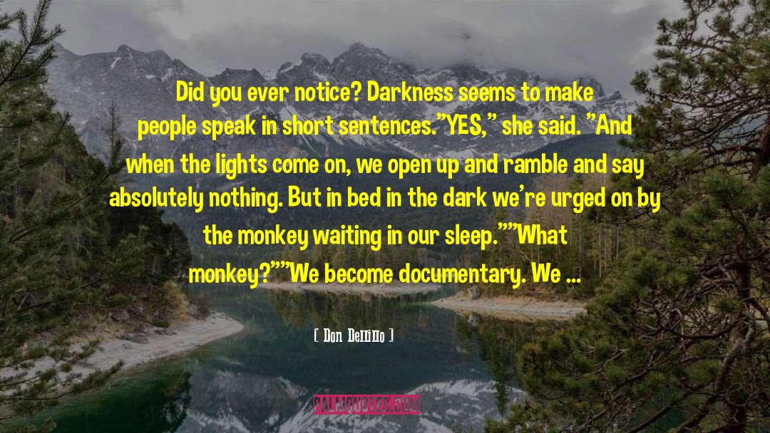 Dark Come Soon quotes by Don Dellillo
