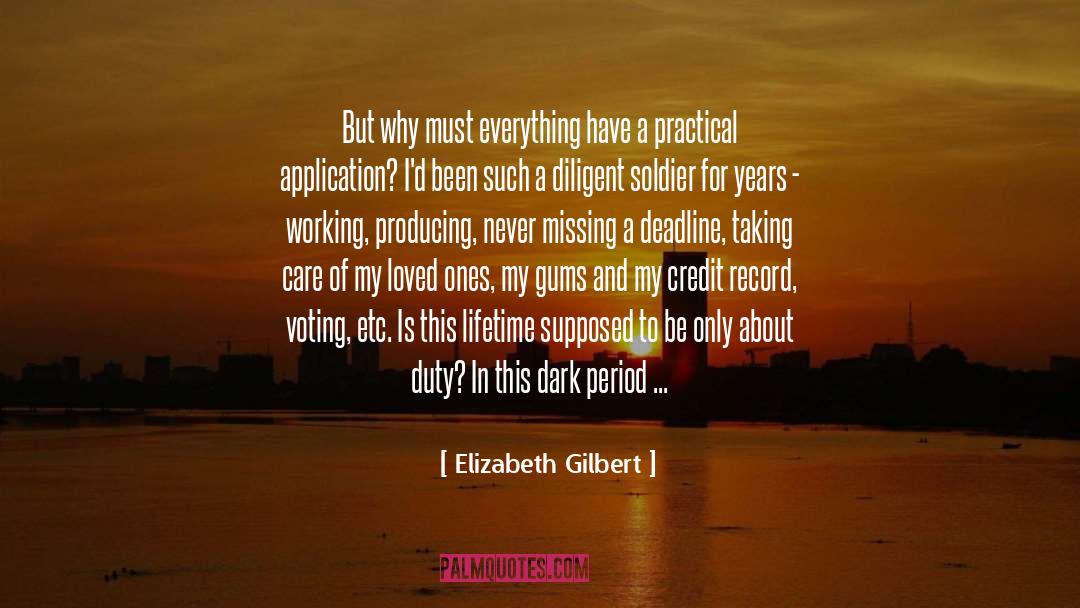 Dark Curse quotes by Elizabeth Gilbert