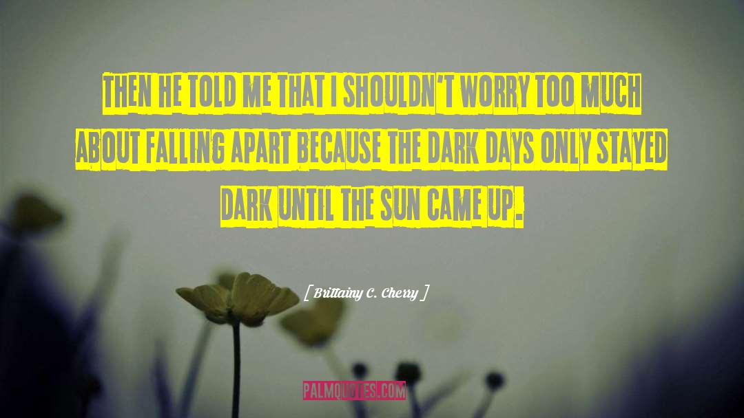 Dark Days quotes by Brittainy C. Cherry