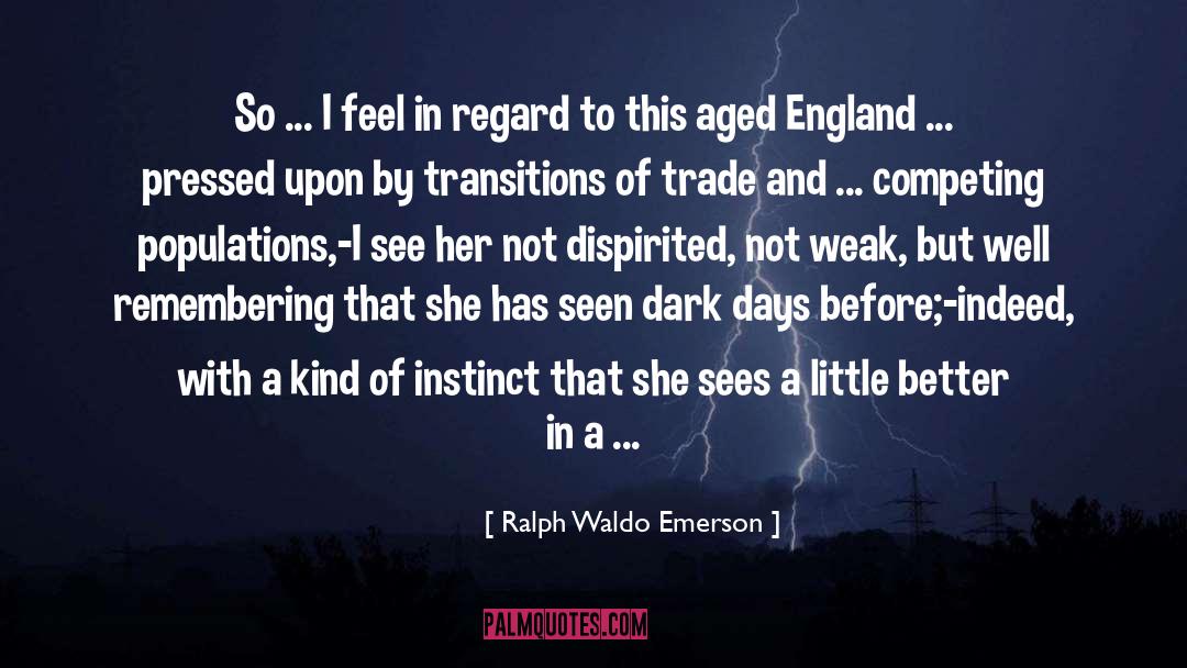 Dark Days quotes by Ralph Waldo Emerson
