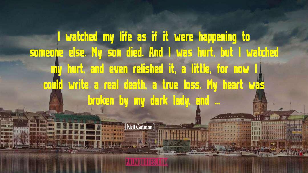 Dark Death Comedy quotes by Neil Gaiman