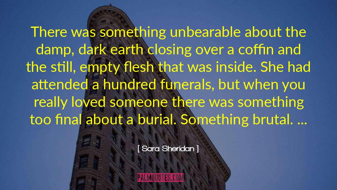Dark Death Comedy quotes by Sara Sheridan