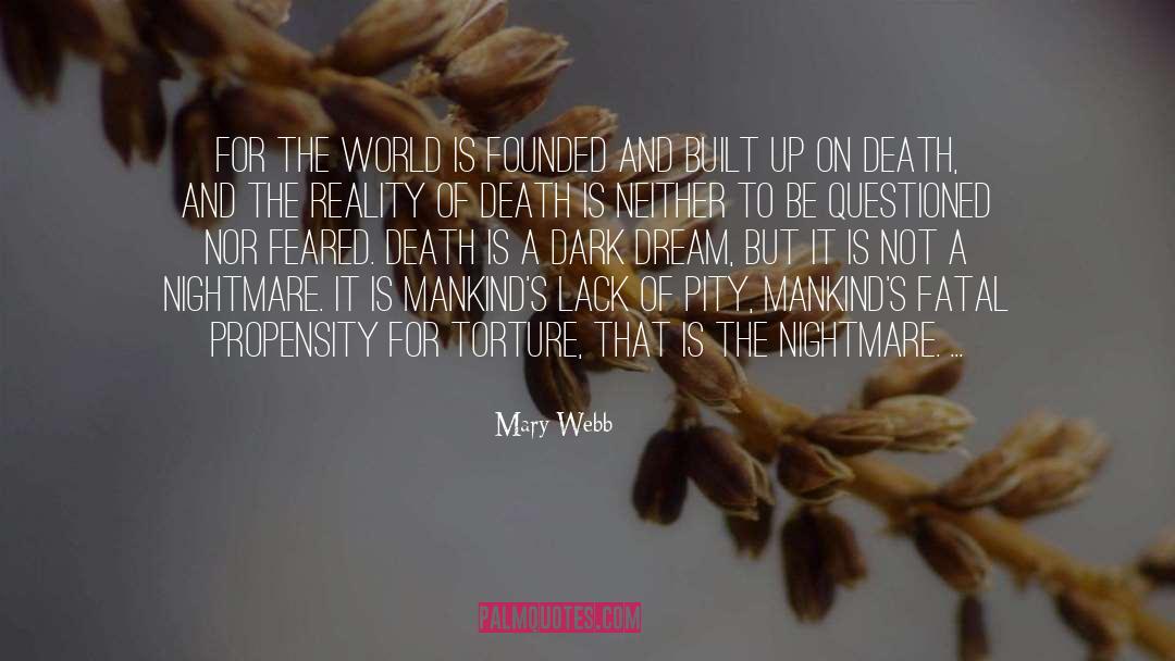 Dark Dream quotes by Mary Webb