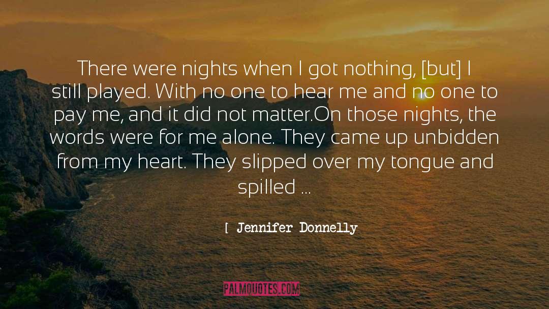 Dark Edgy quotes by Jennifer Donnelly