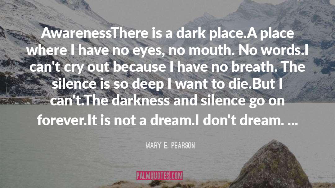 Dark Glasses quotes by Mary E. Pearson