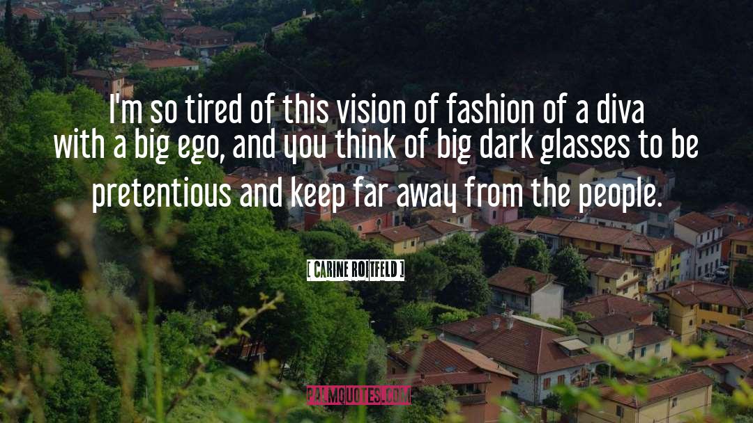 Dark Glasses quotes by Carine Roitfeld