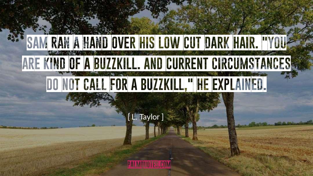 Dark Hair quotes by L. Taylor