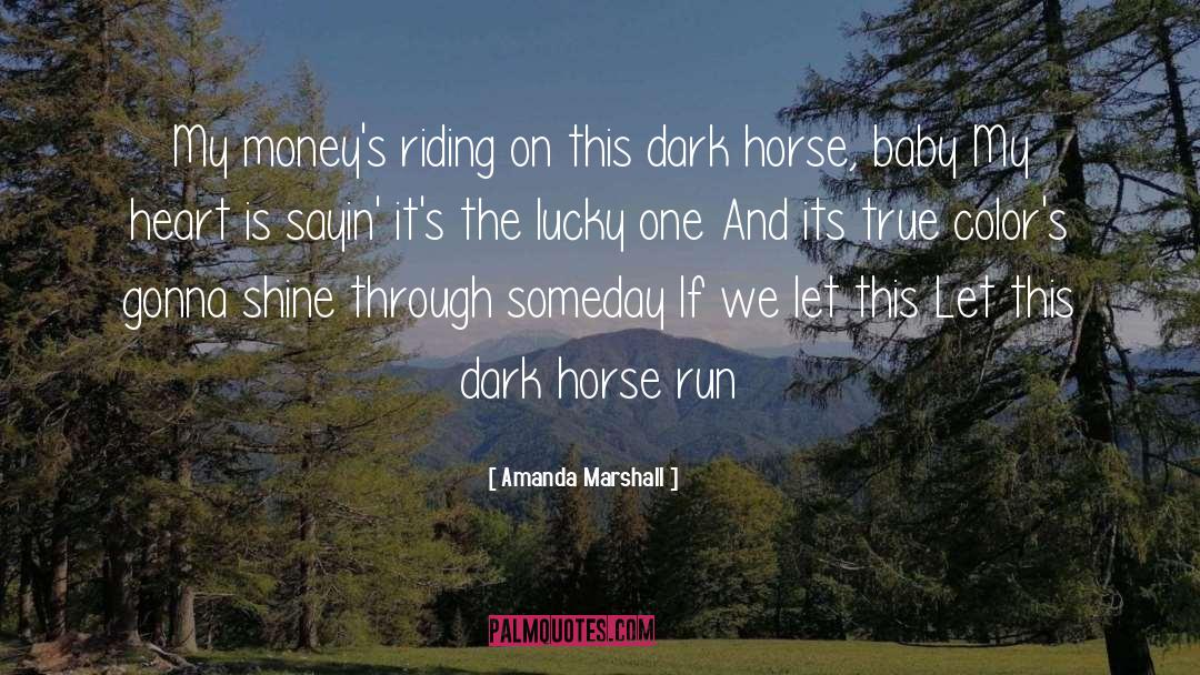 Dark Horse quotes by Amanda Marshall