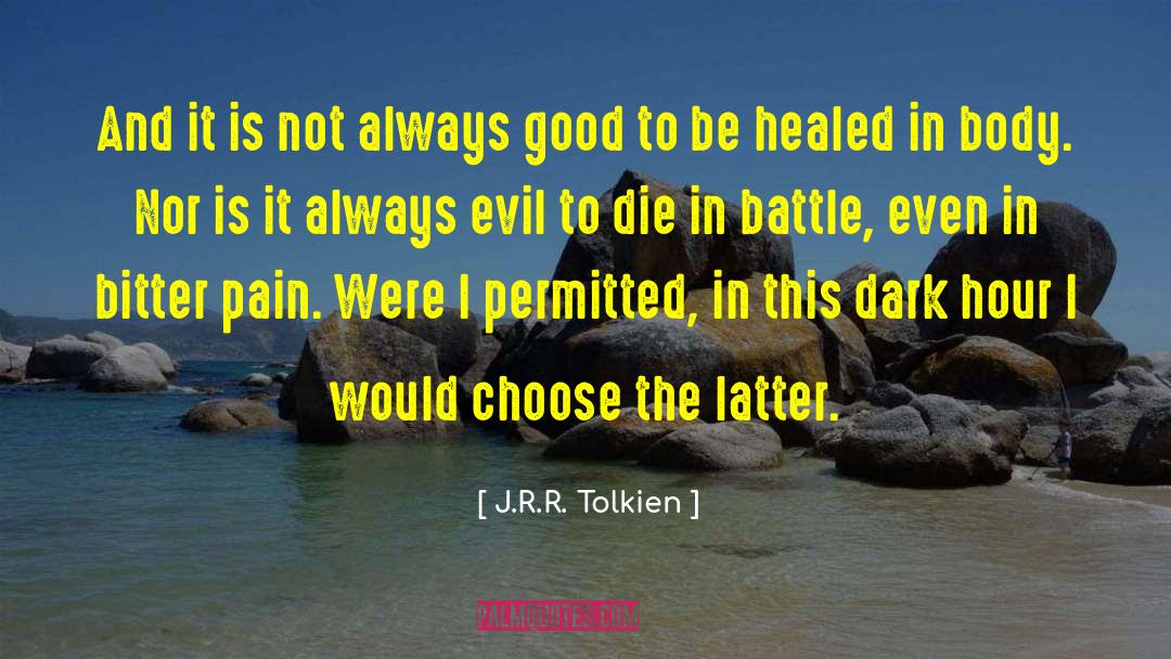 Dark Hours quotes by J.R.R. Tolkien