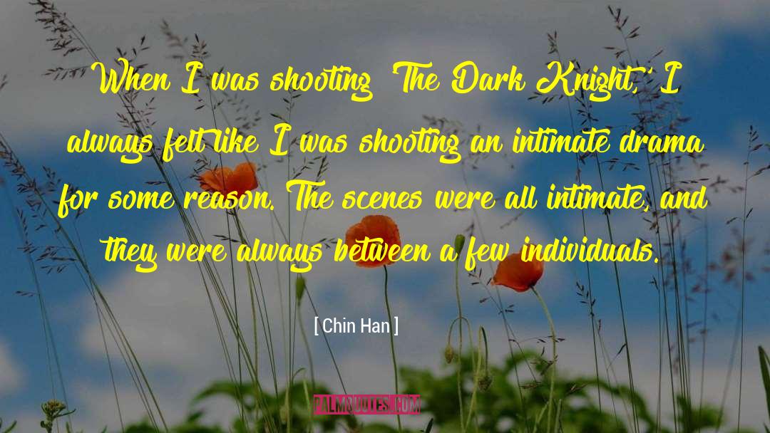 Dark Knight quotes by Chin Han