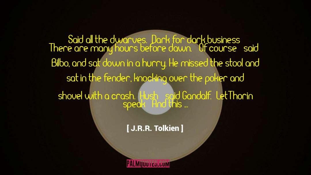 Dark Love quotes by J.R.R. Tolkien