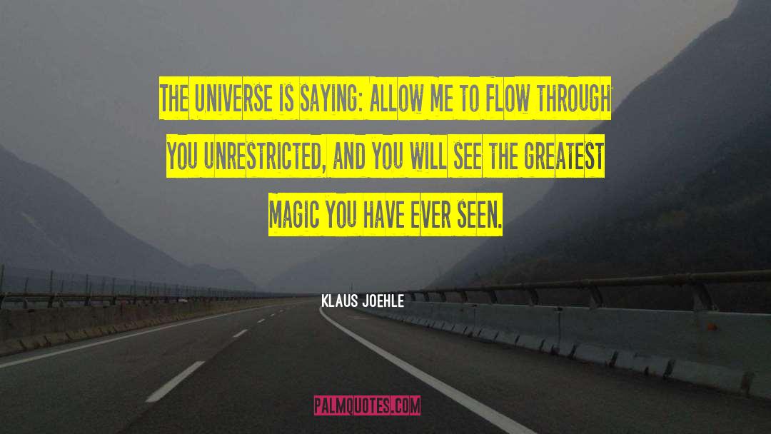 Dark Magic quotes by Klaus Joehle