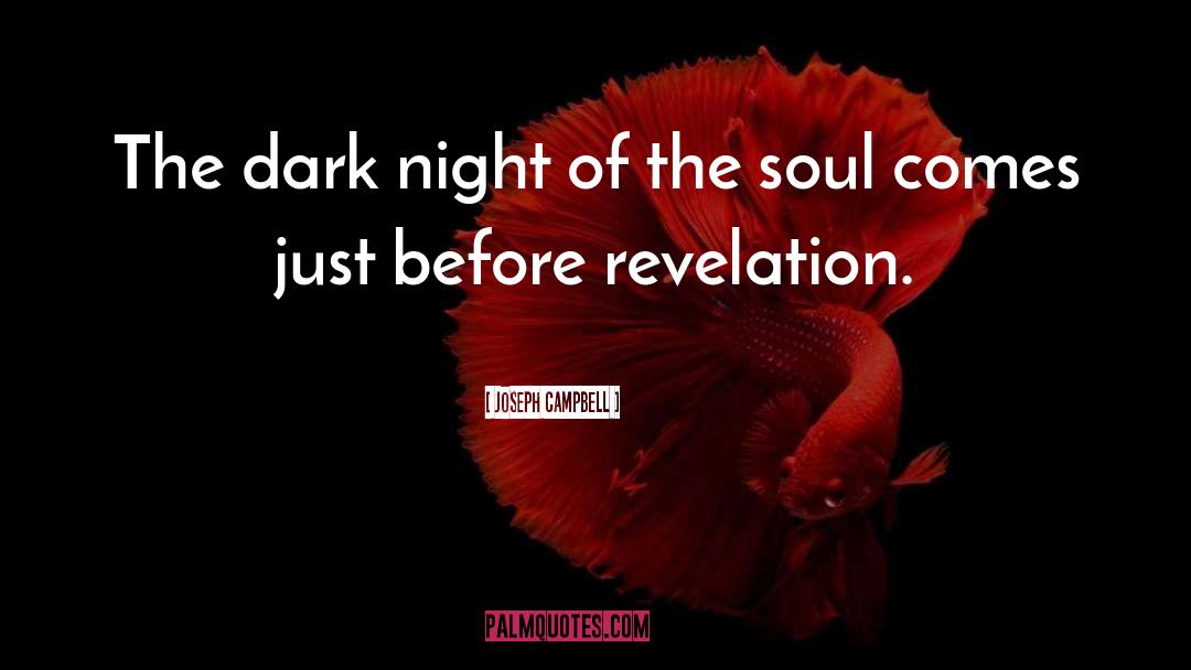 Dark Night Of The Soul quotes by Joseph Campbell