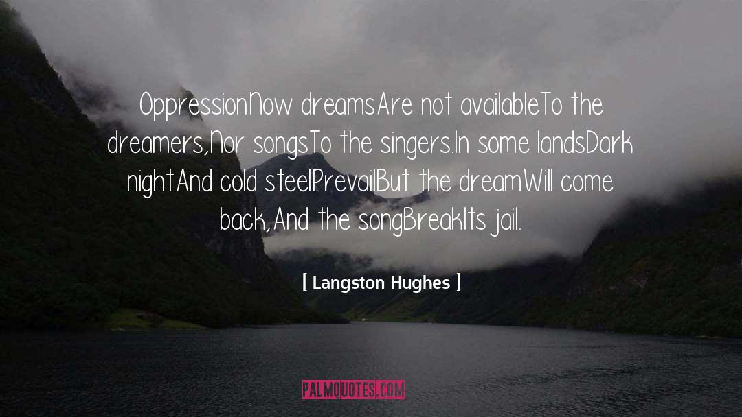 Dark Night quotes by Langston Hughes