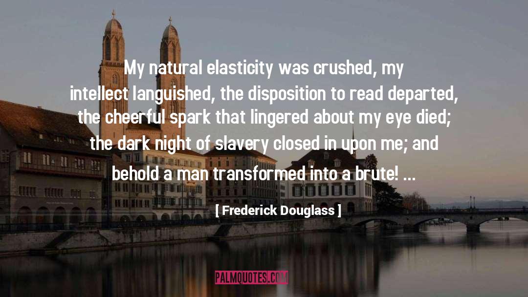Dark Night quotes by Frederick Douglass