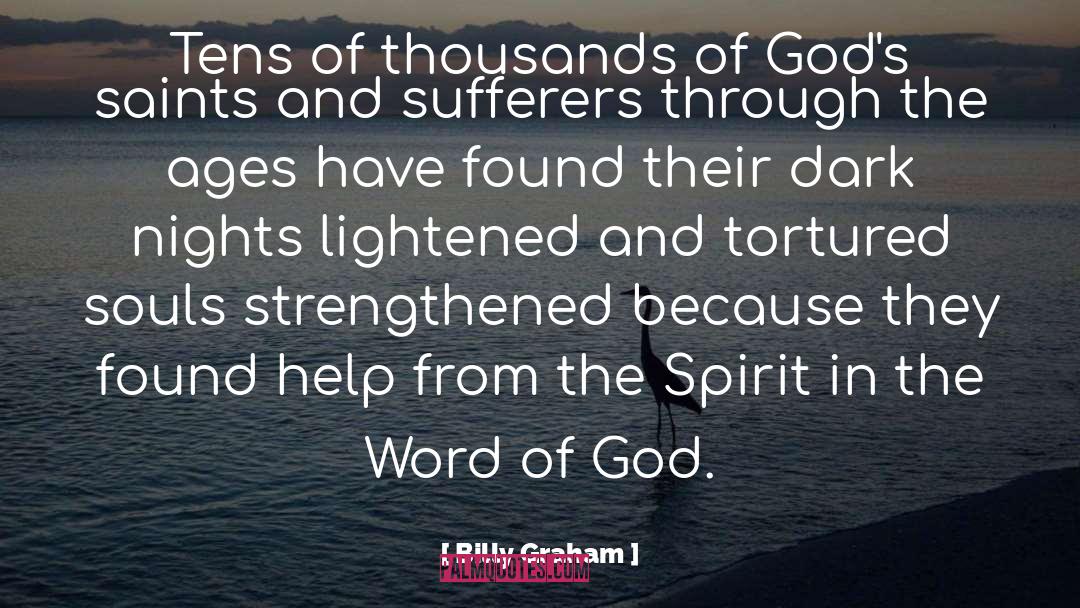 Dark Nights quotes by Billy Graham