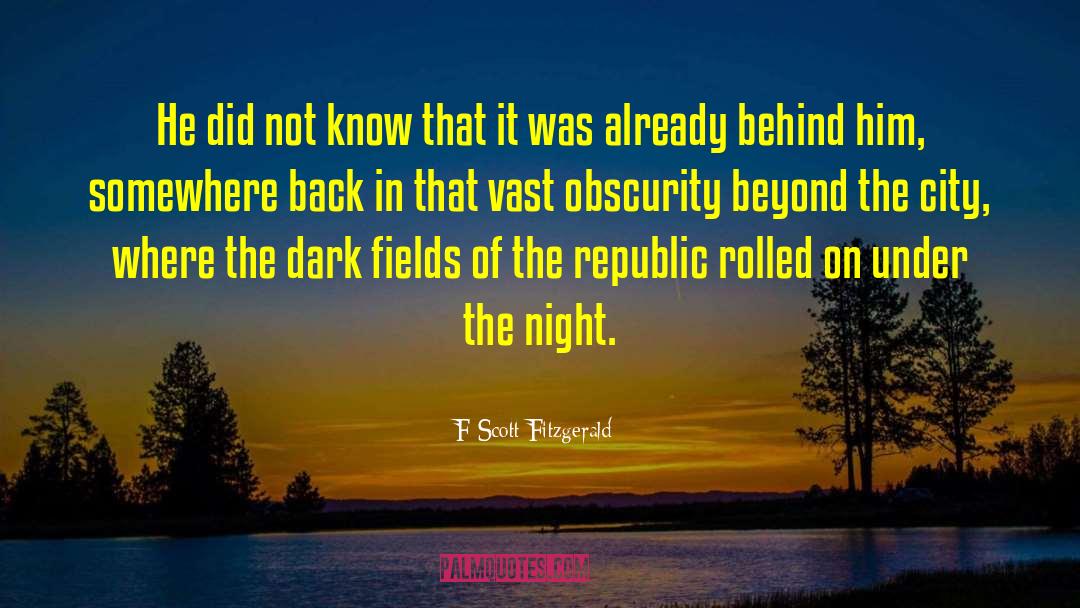 Dark Past quotes by F Scott Fitzgerald