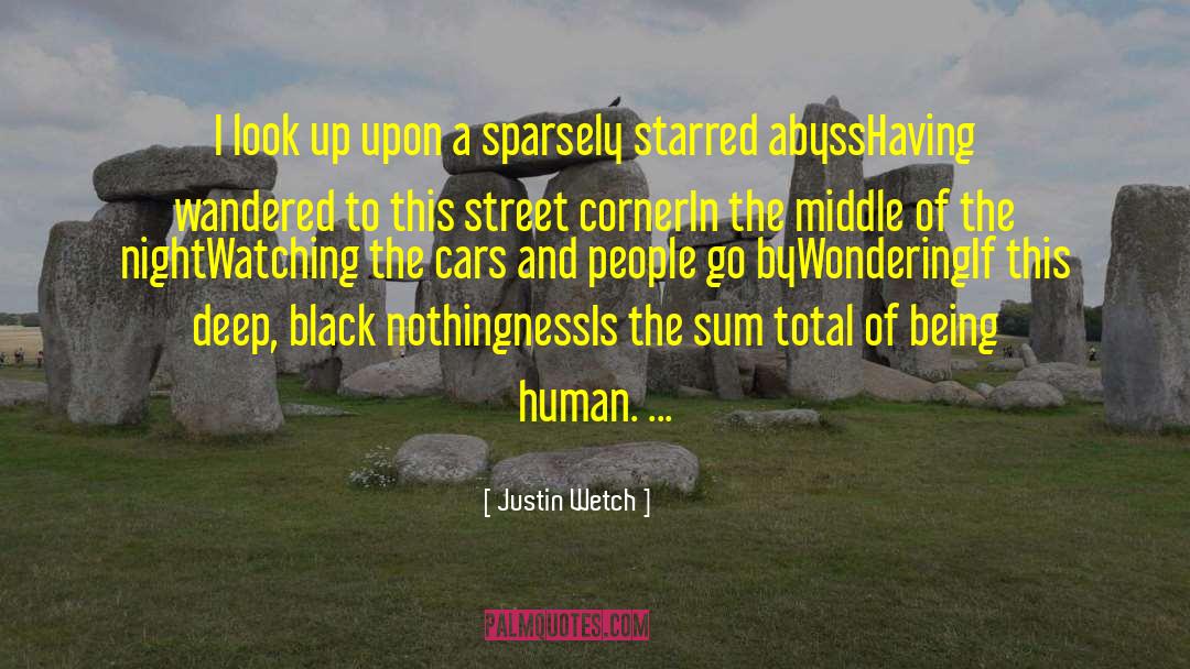 Dark Poetry quotes by Justin Wetch