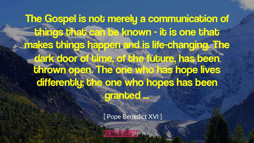 Dark Reunion quotes by Pope Benedict XVI