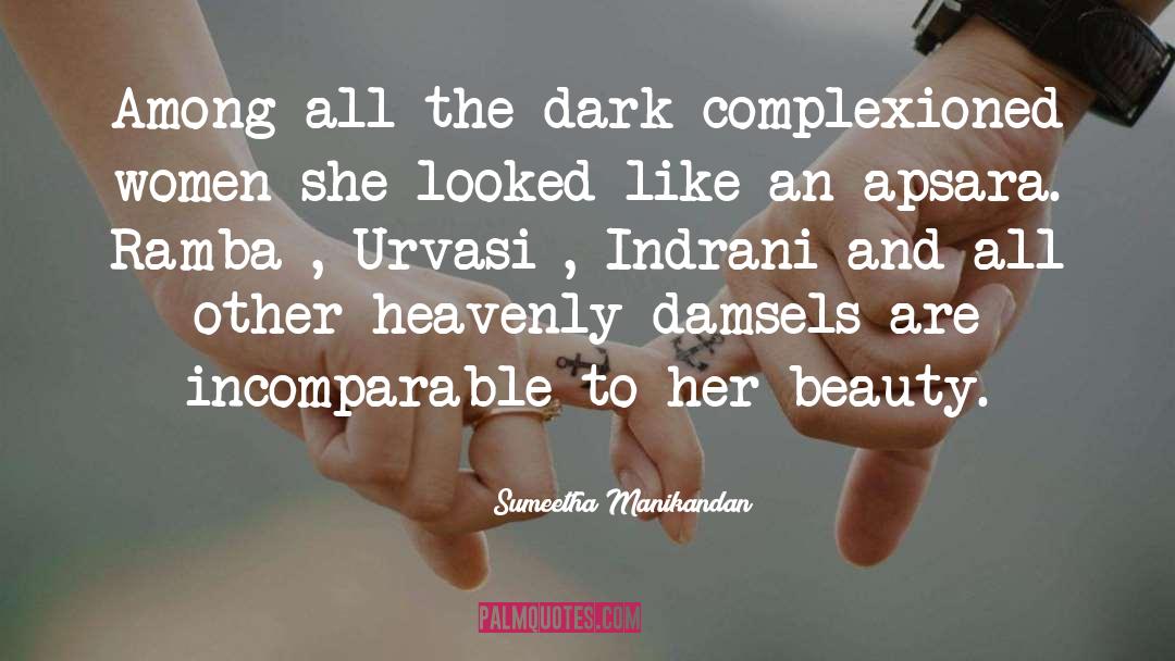 Dark Skin quotes by Sumeetha Manikandan