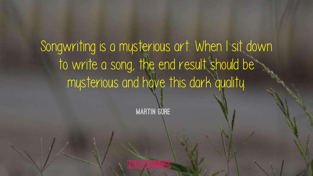 Dark Skin quotes by Martin Gore
