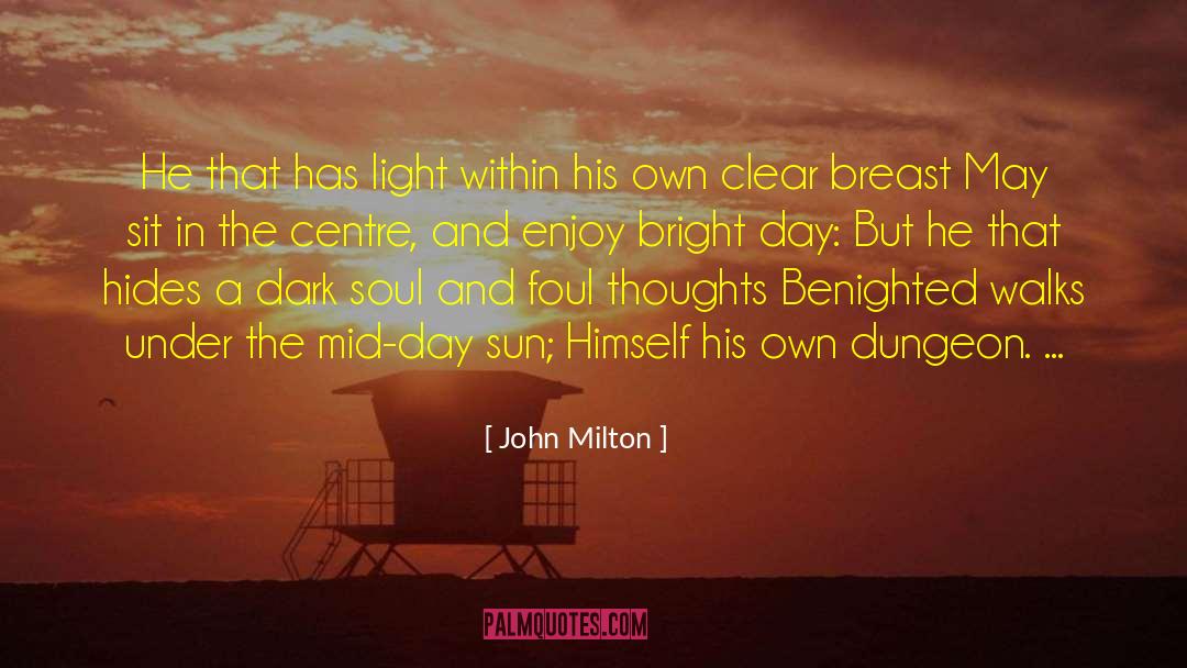 Dark Soul quotes by John Milton