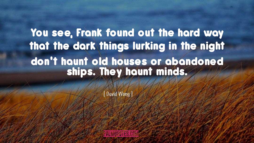 Dark Things quotes by David Wong