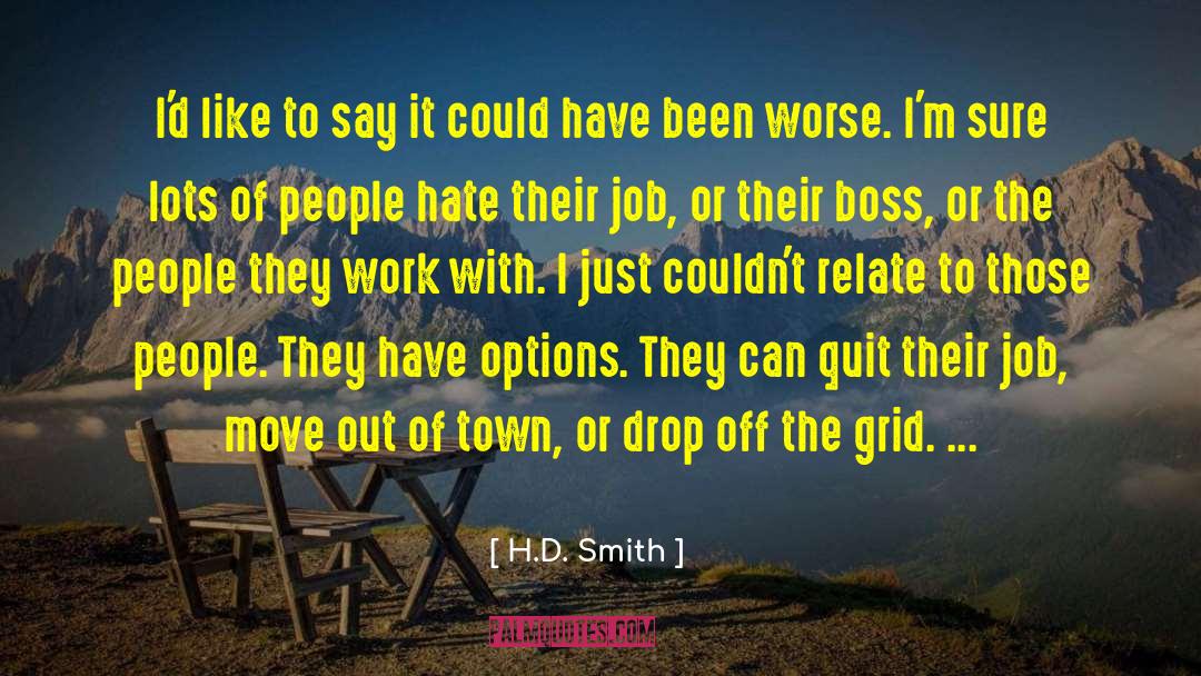 Dark Urban Fantasy quotes by H.D. Smith