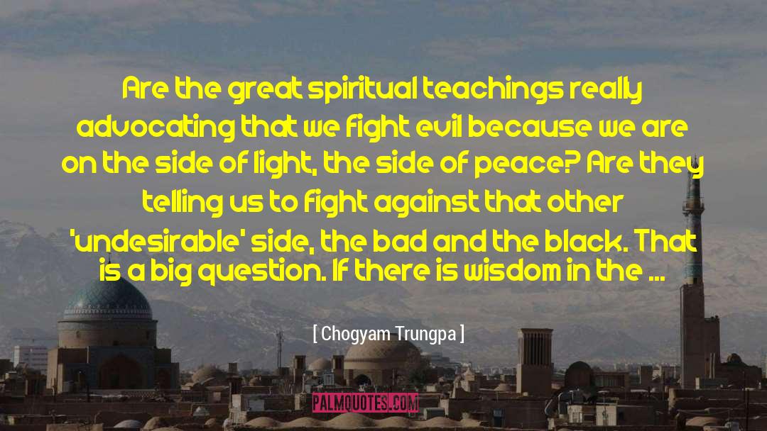 Dark Vs Light quotes by Chogyam Trungpa