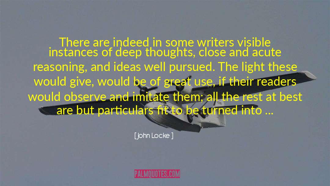Dark Vs Light quotes by John Locke