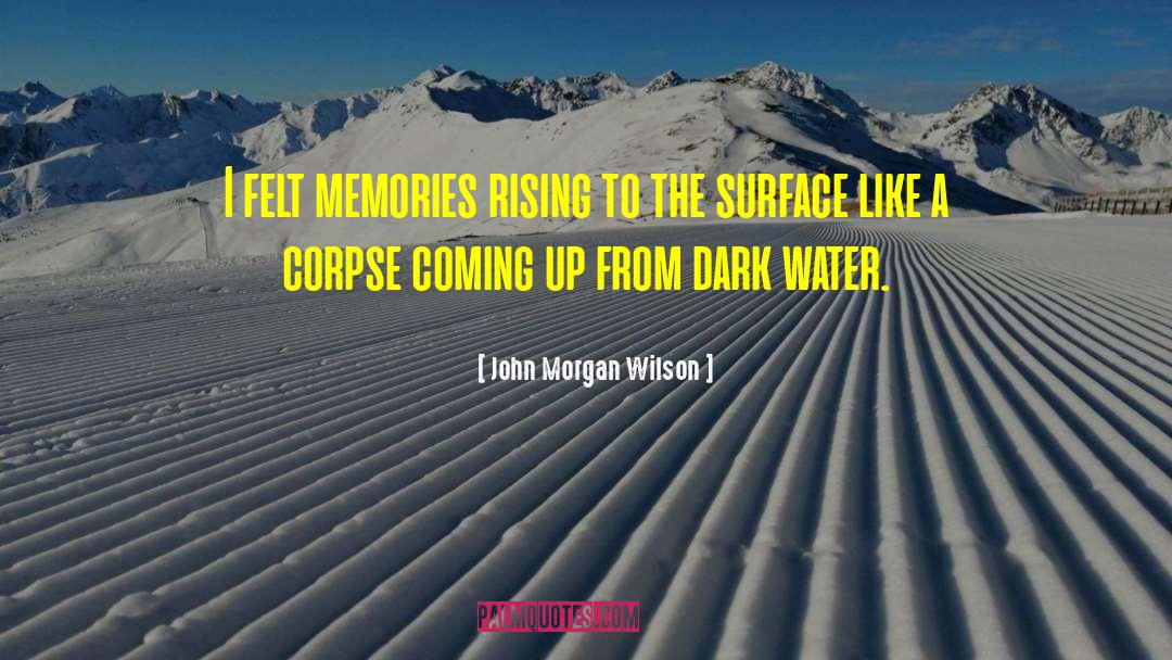 Dark Water quotes by John Morgan Wilson