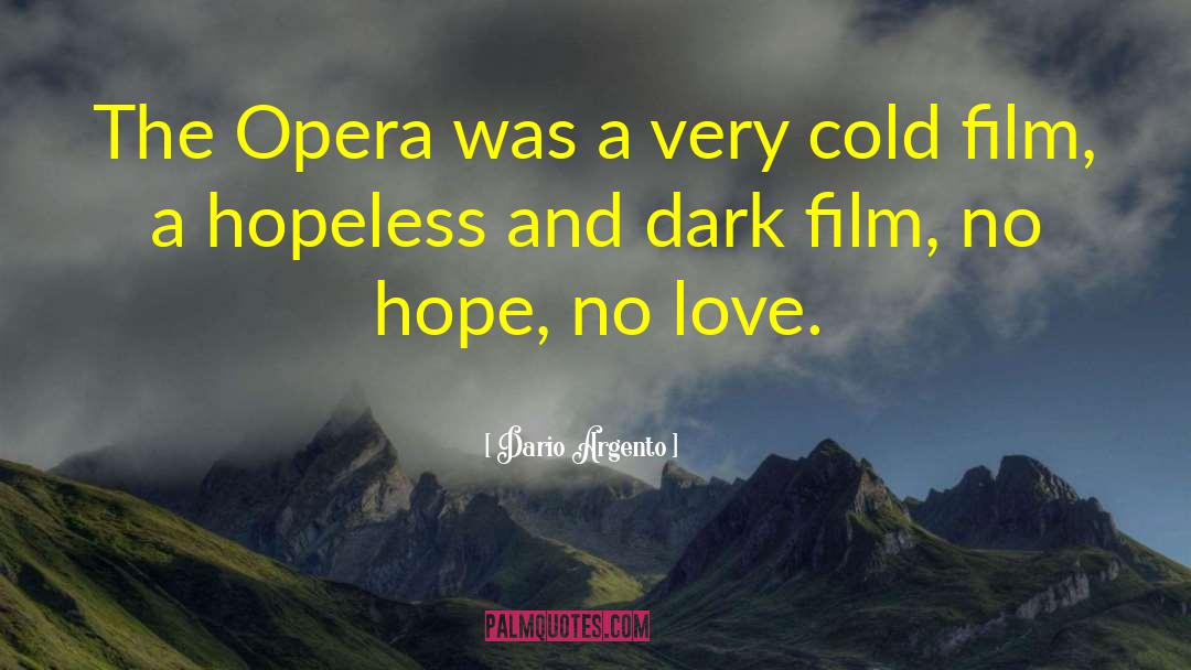 Dark Winter quotes by Dario Argento