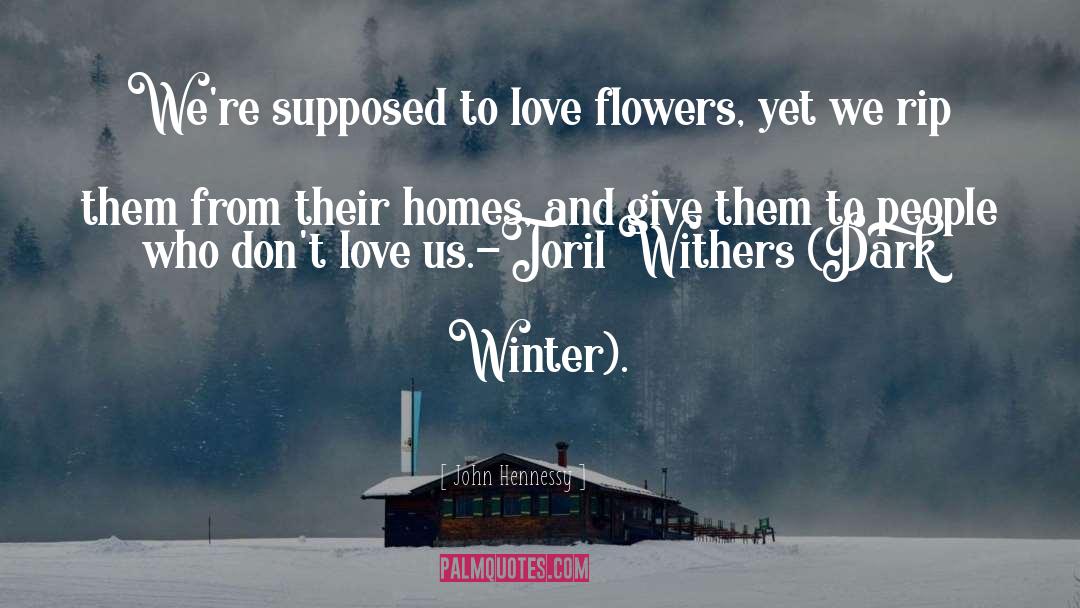 Dark Winter quotes by John Hennessy