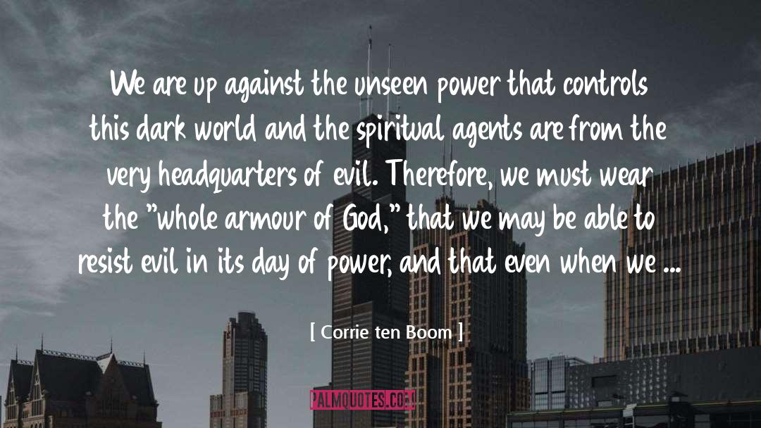 Dark World quotes by Corrie Ten Boom