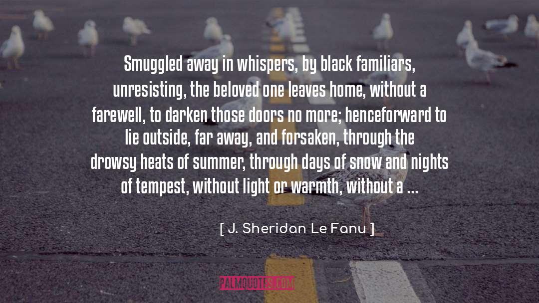 Darken quotes by J. Sheridan Le Fanu