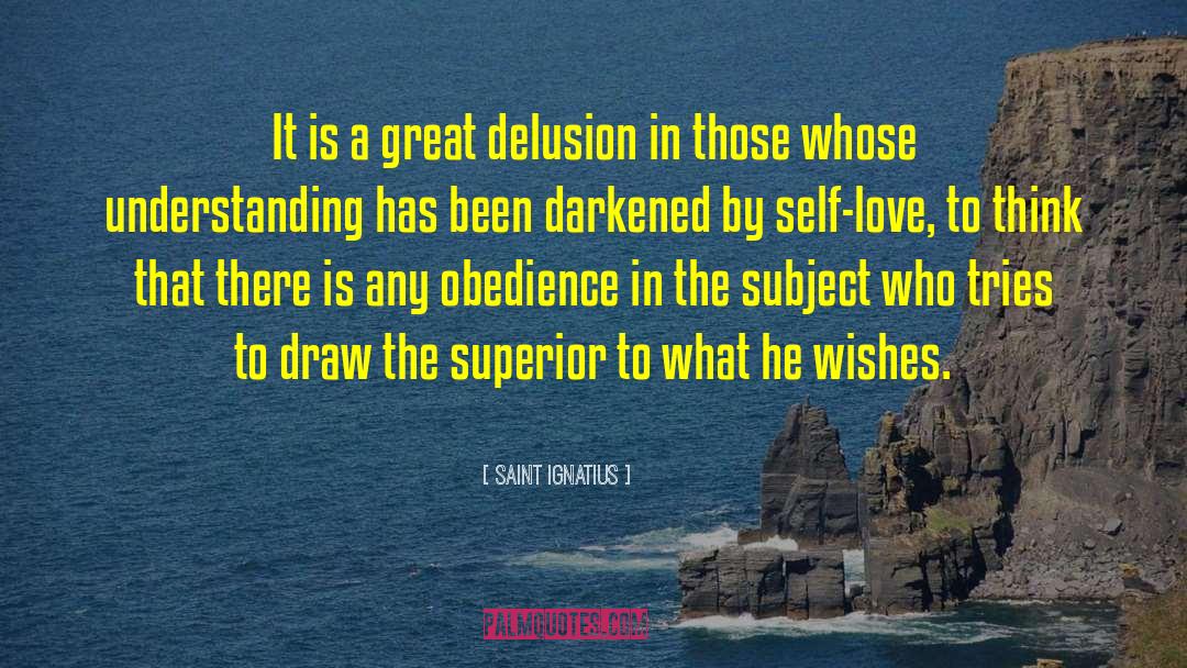 Darkened quotes by Saint Ignatius
