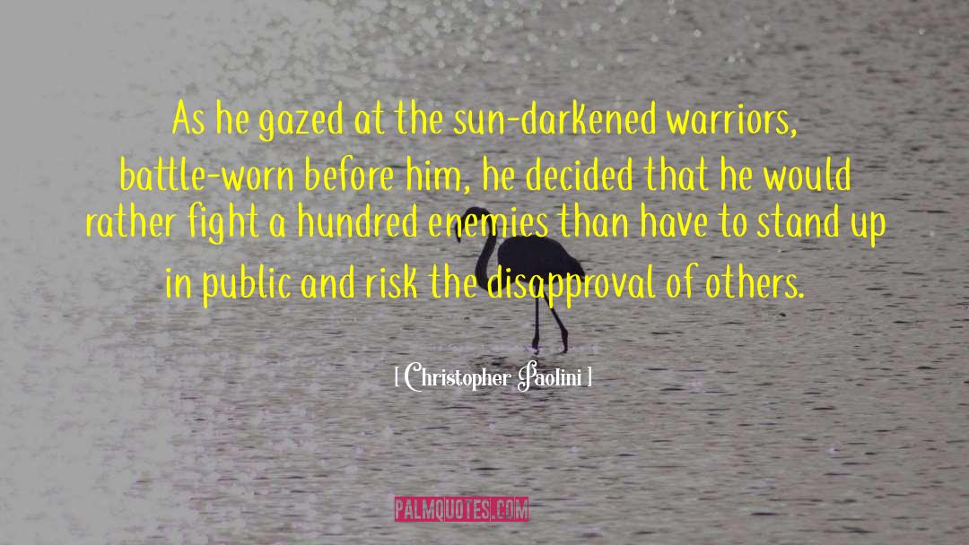 Darkened quotes by Christopher Paolini