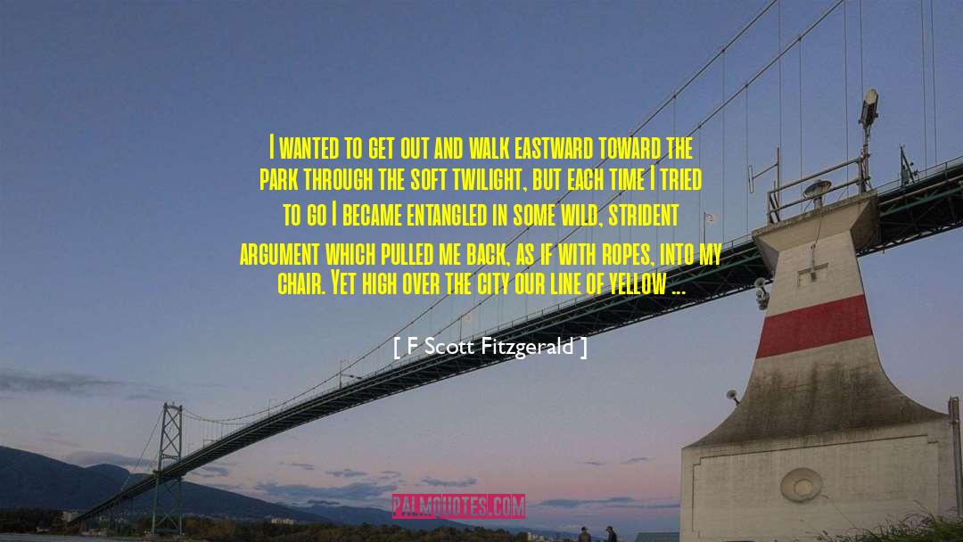 Darkening quotes by F Scott Fitzgerald