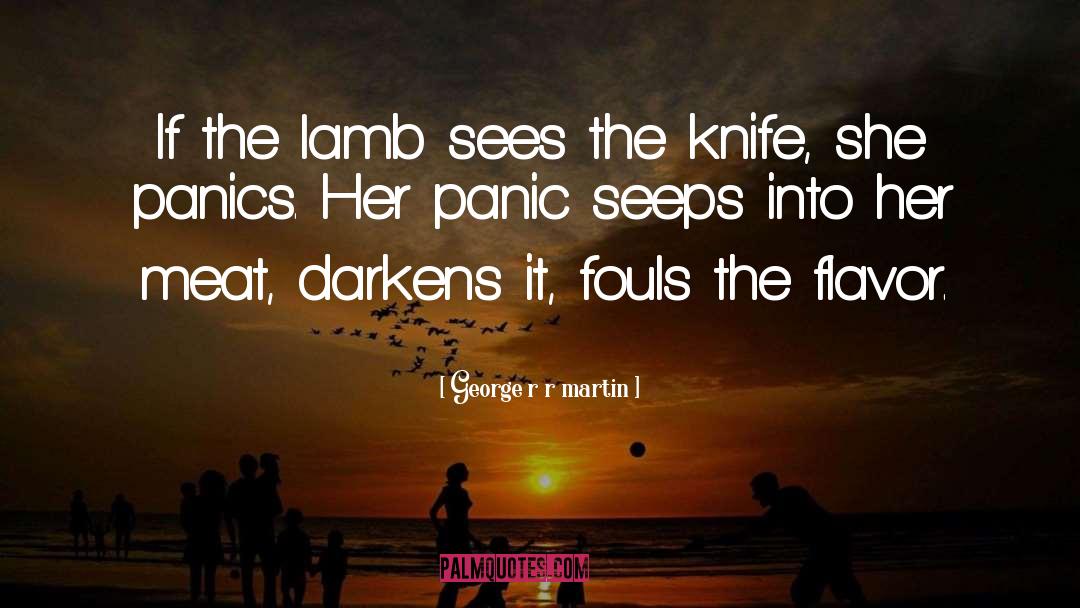 Darkens quotes by George R R Martin