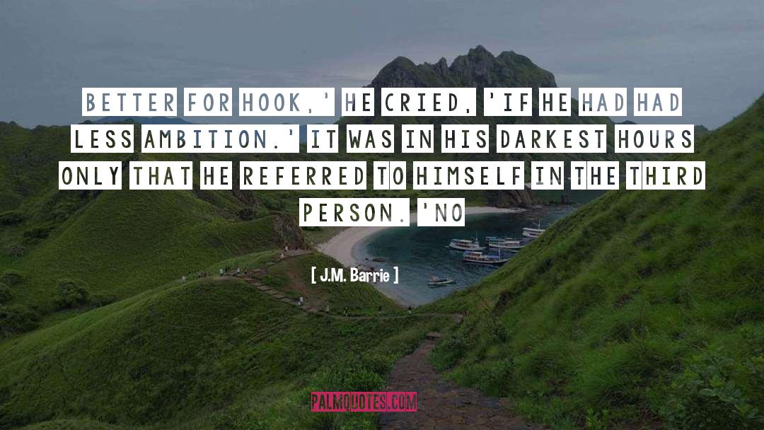 Darkest quotes by J.M. Barrie