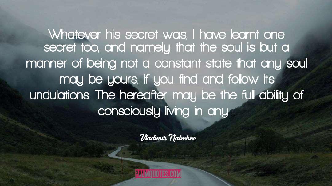 Darkest Secret quotes by Vladimir Nabokov